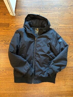 Element Men’s Black Hooded Puffer Jacket